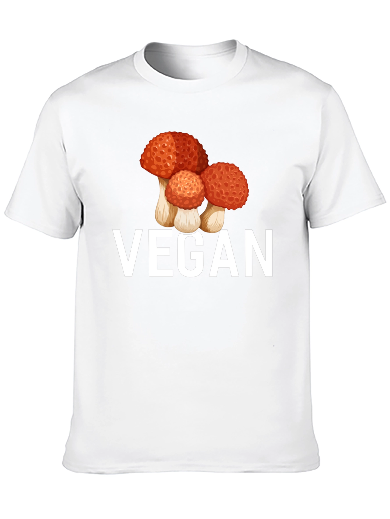 Vegan Mushroom Graphic T-Shirt
