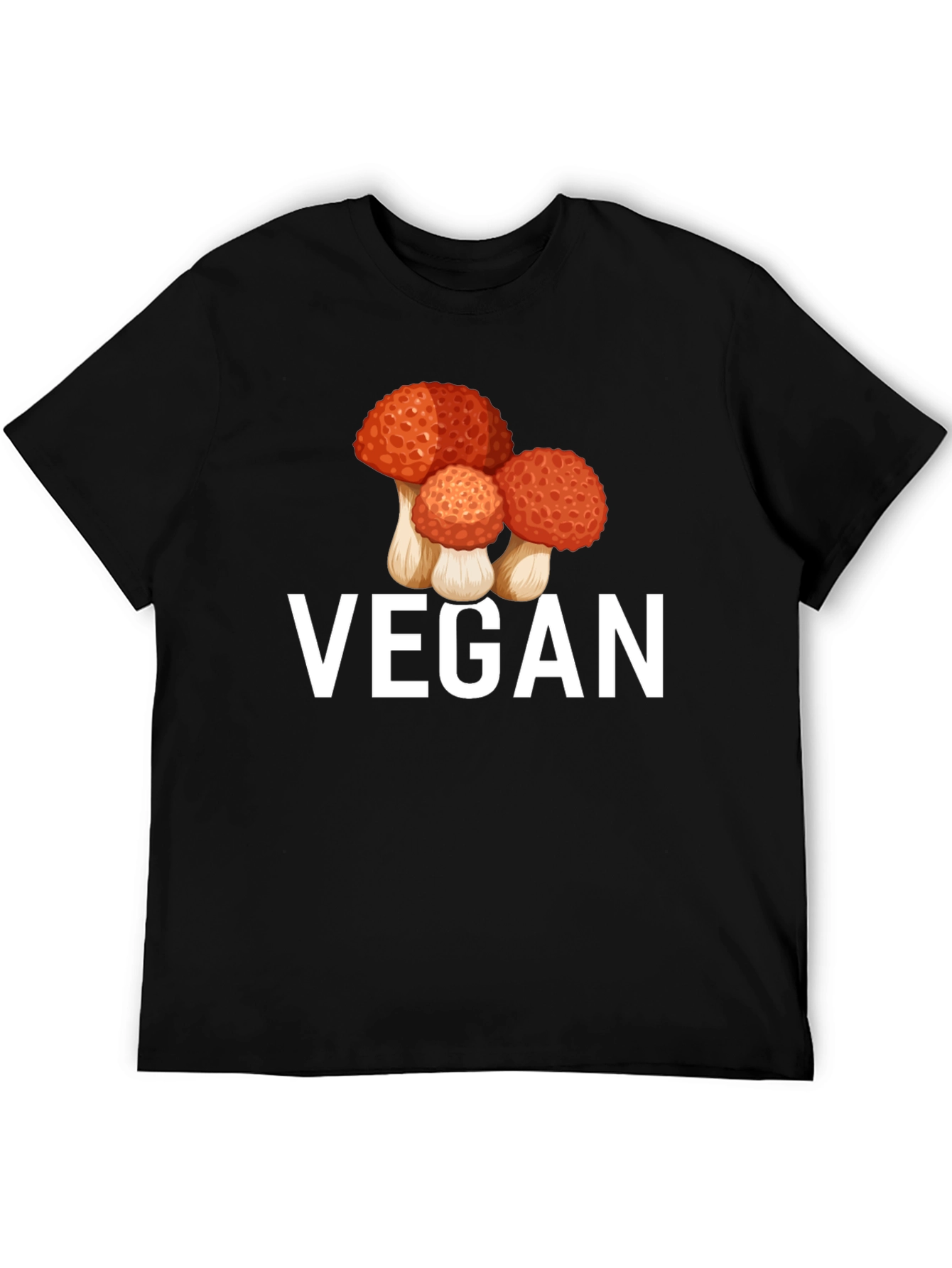 Vegan Mushroom Graphic T-Shirt