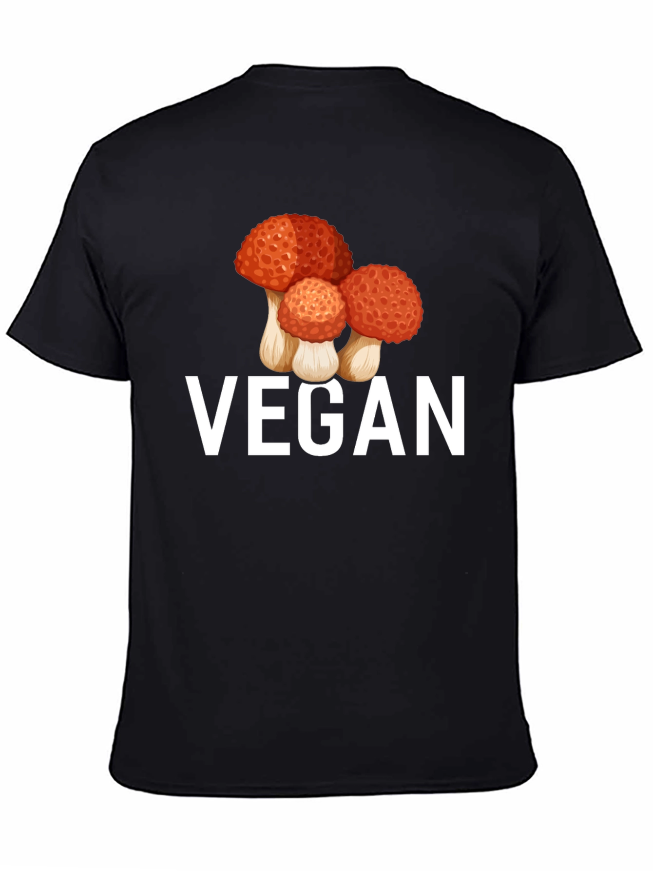 Vegan Mushroom Graphic T-Shirt