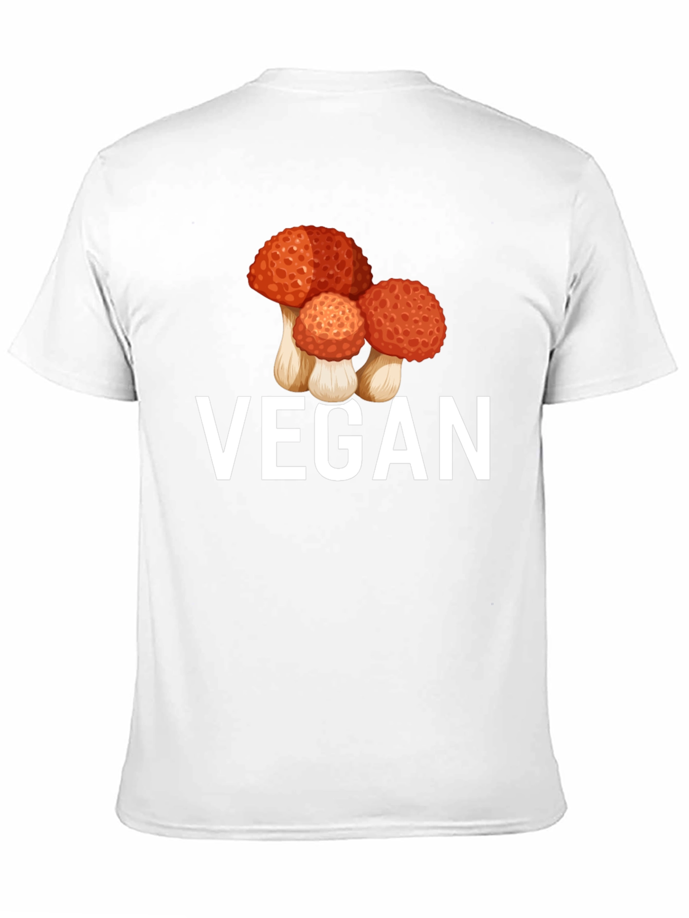 Vegan Mushroom Graphic T-Shirt