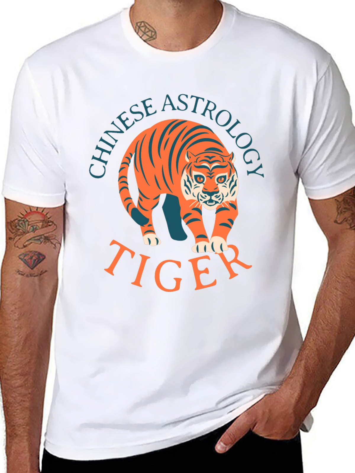 Chinese Astrology Tiger T-Shirt