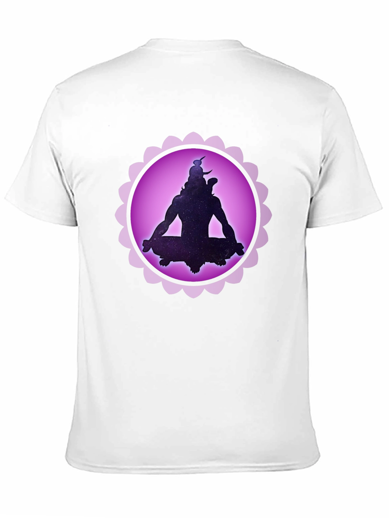 Cosmic Shiva Graphic T-Shirt - Meditating God Design