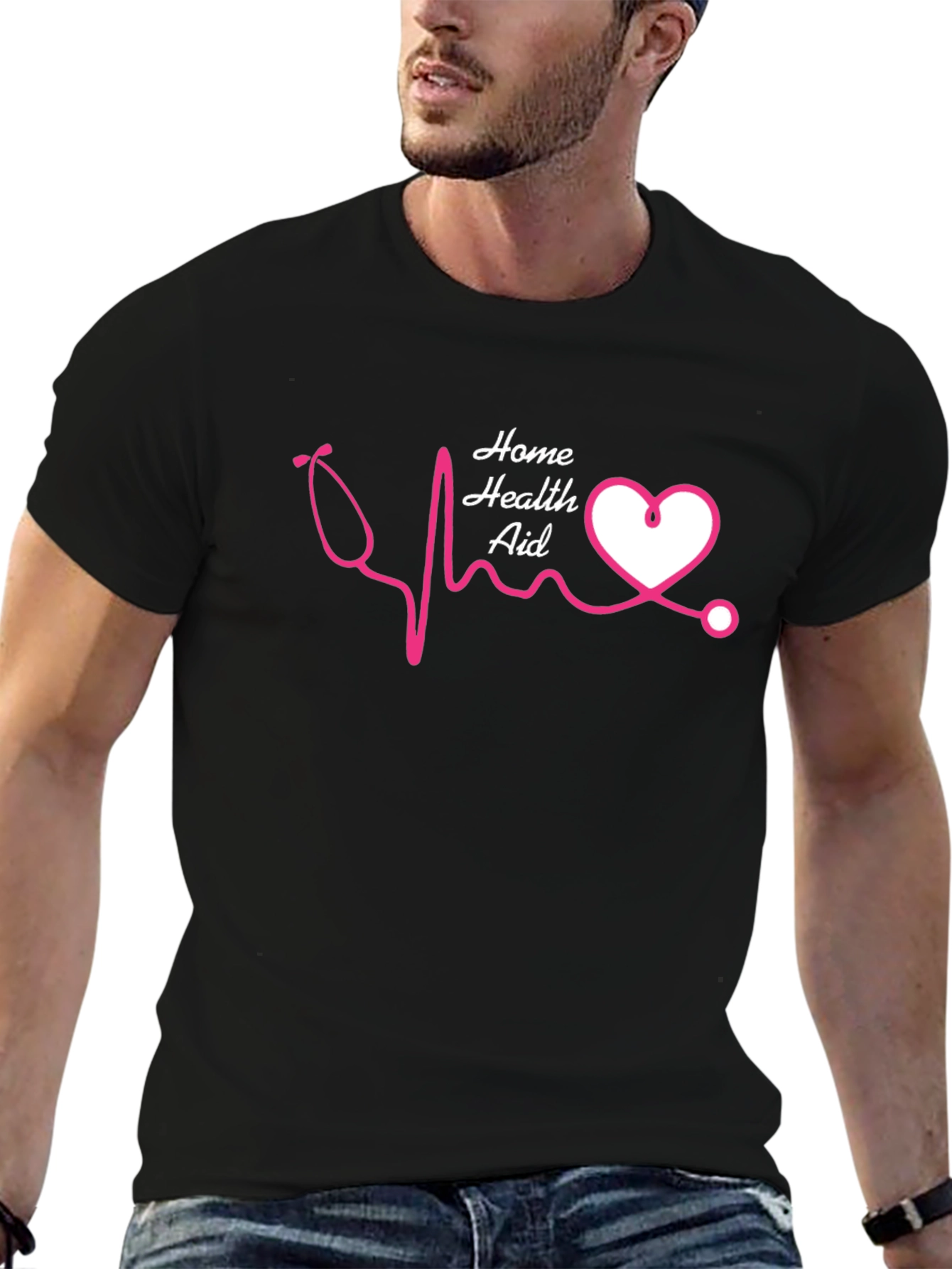 Home Health Aid Heartbeat T-Shirt