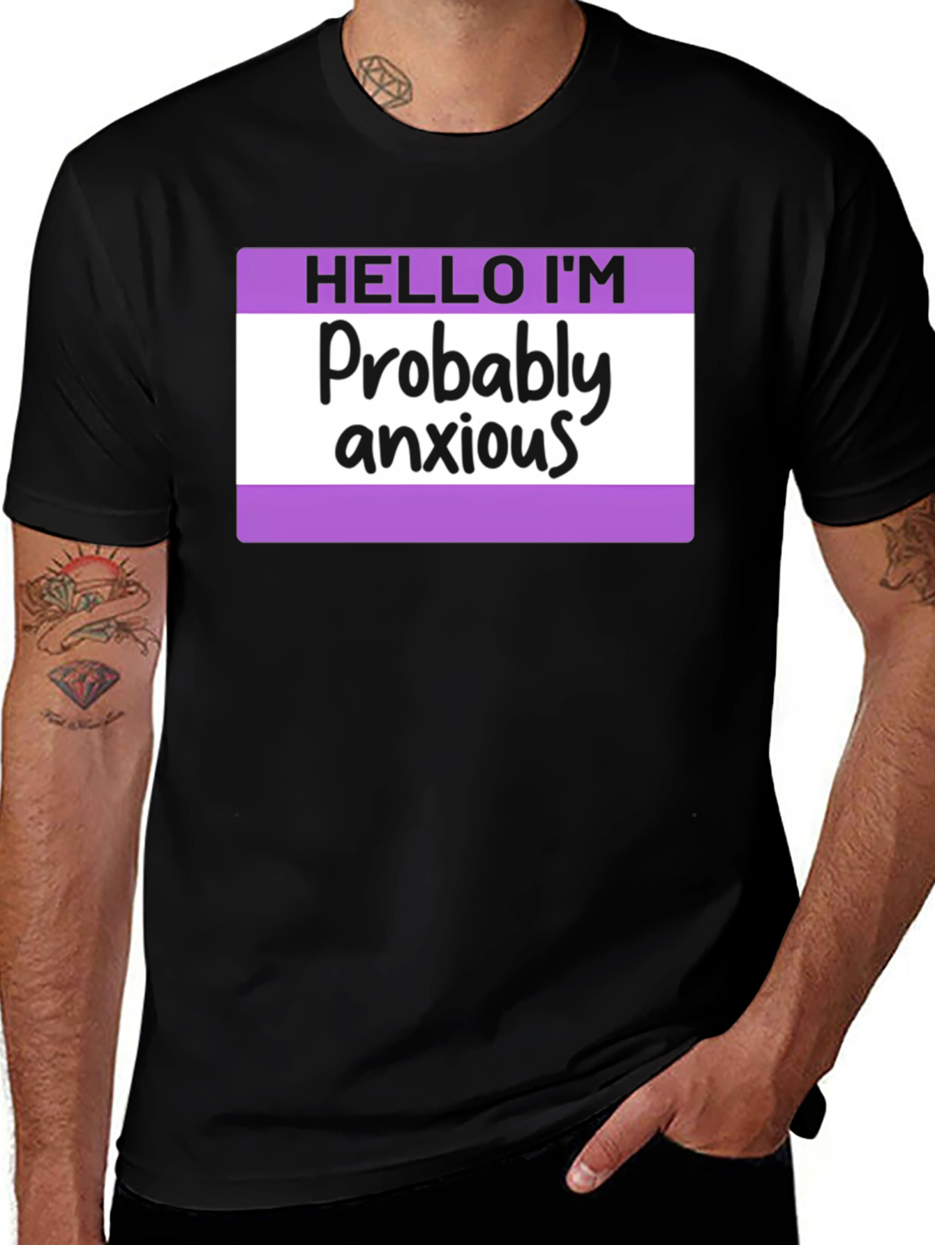 Probably Anxious T-Shirt - Funny Graphic Tee