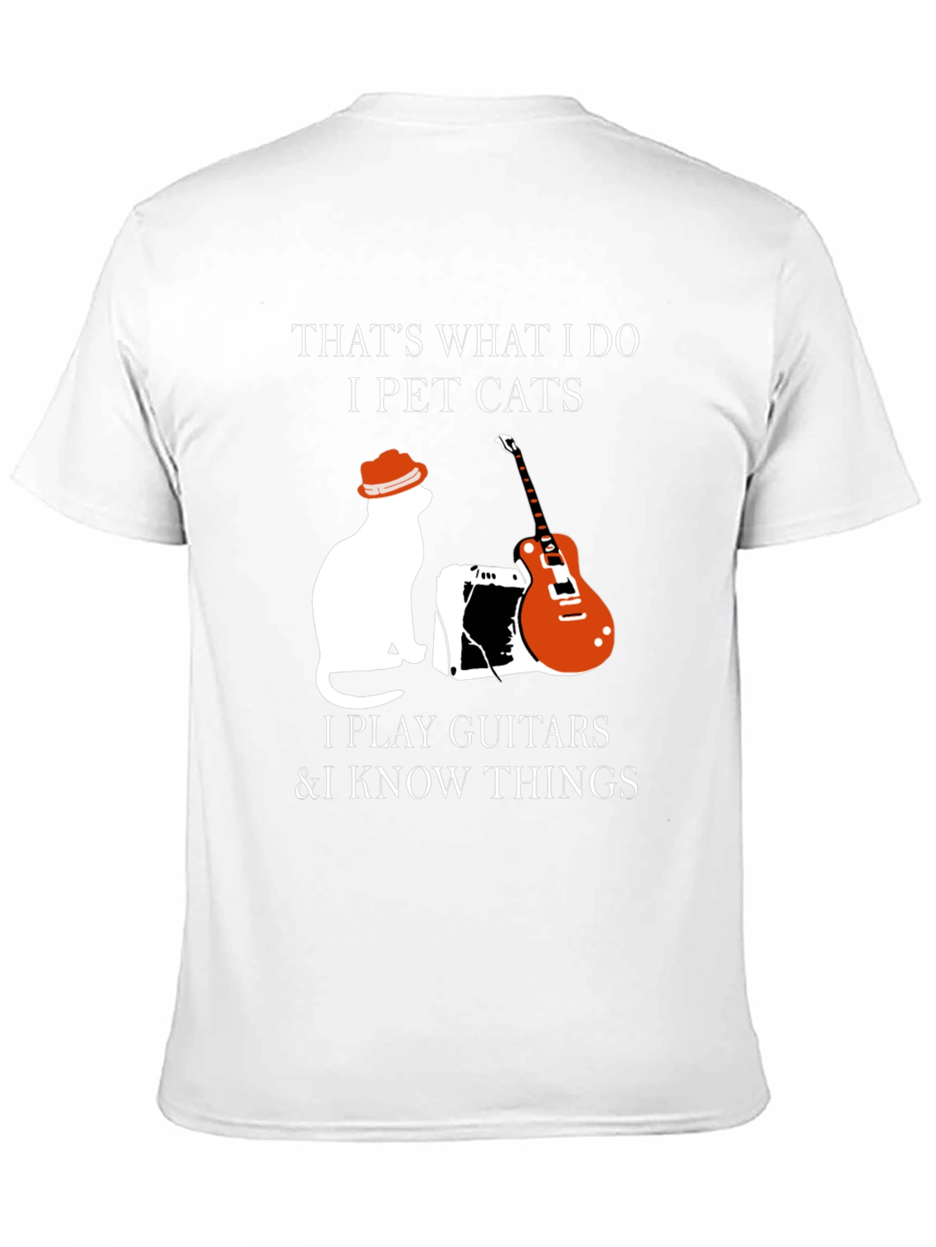 Pet Cats Play Guitar & Know Things T-Shirt