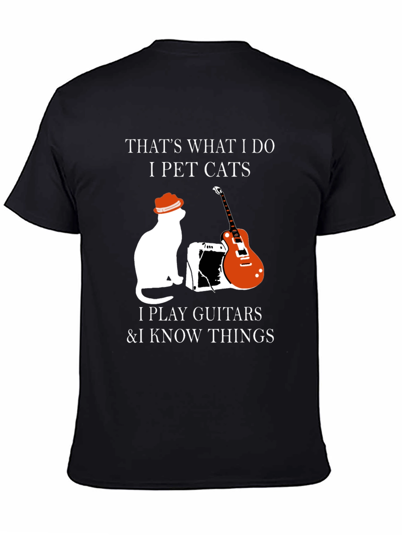 Pet Cats Play Guitar & Know Things T-Shirt