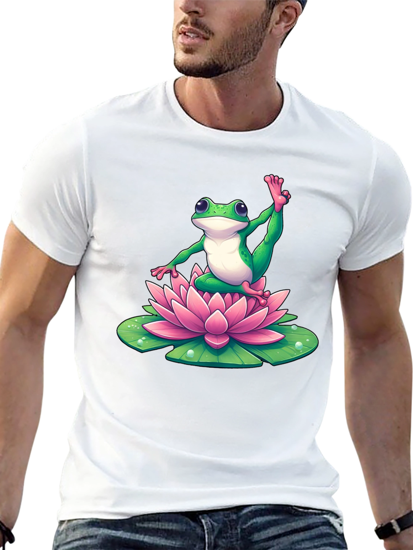 Yoga Frog T-Shirt - Lotus Pose