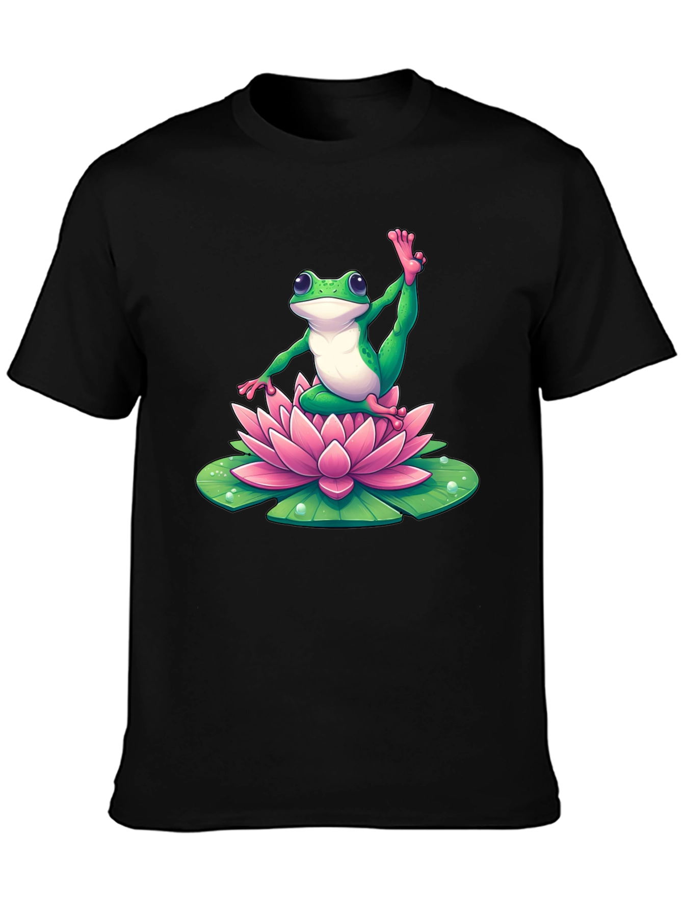 Yoga Frog T-Shirt - Lotus Pose