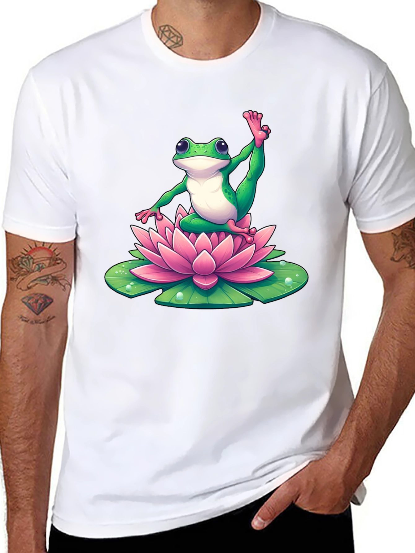 Yoga Frog T-Shirt - Lotus Pose