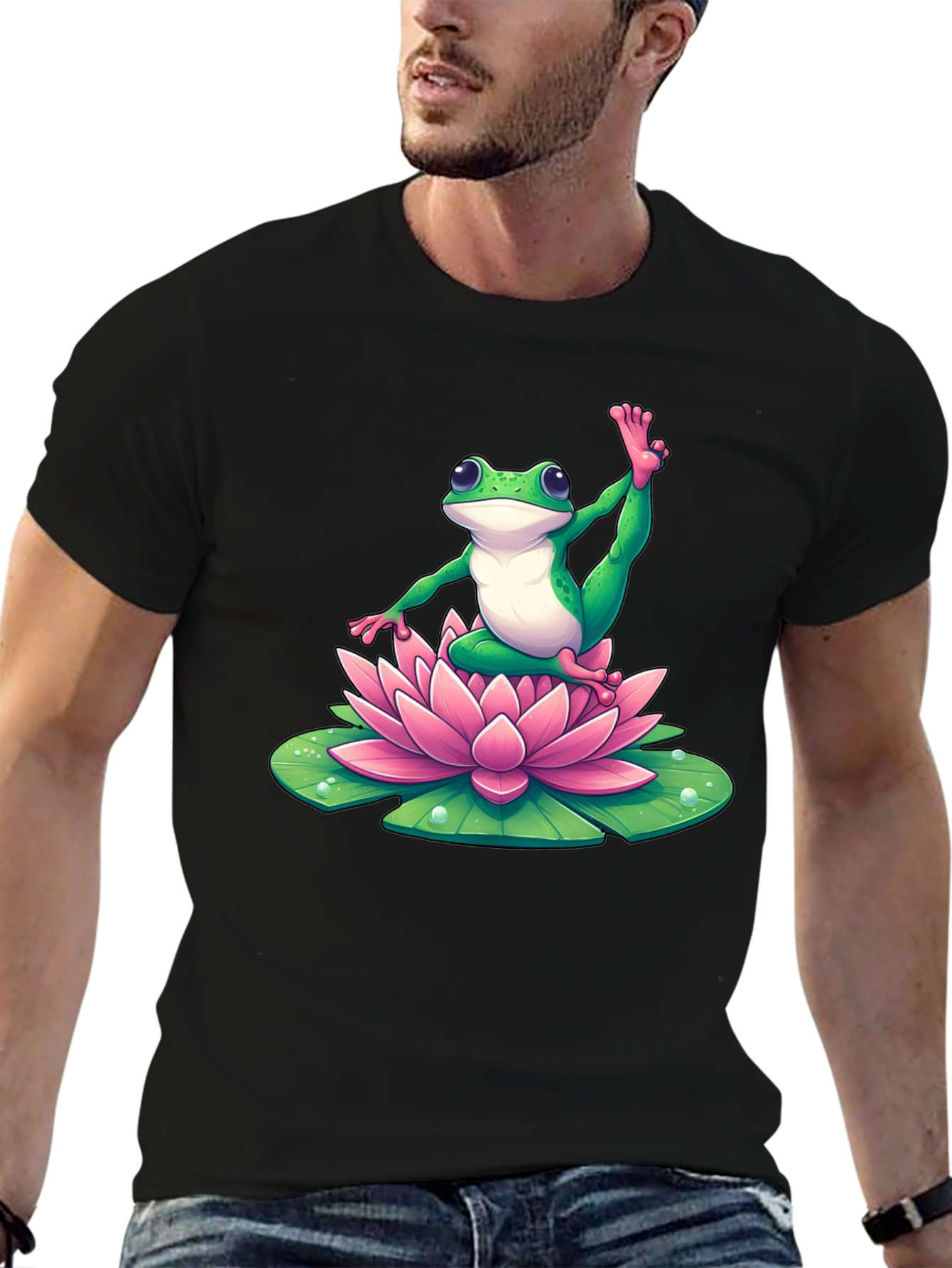 Yoga Frog T-Shirt - Lotus Pose