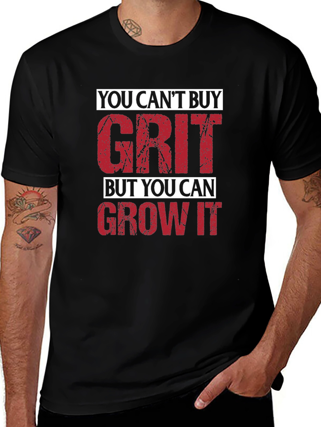 You Cant Buy Grit T-Shirt - Motivational Tee