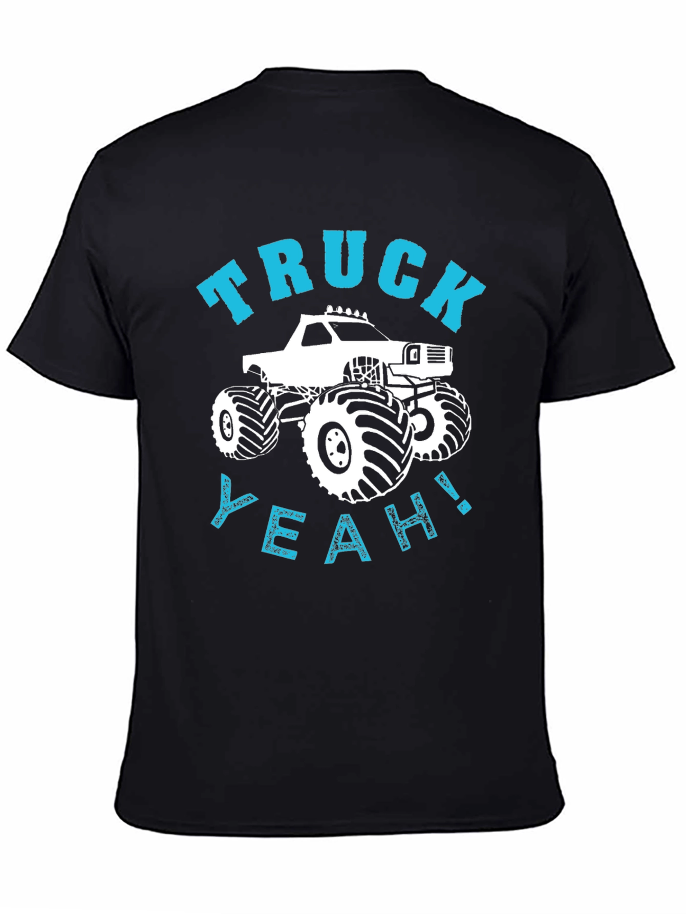 Truck Yeah! Graphic Tee - Black Cotton T-Shirt