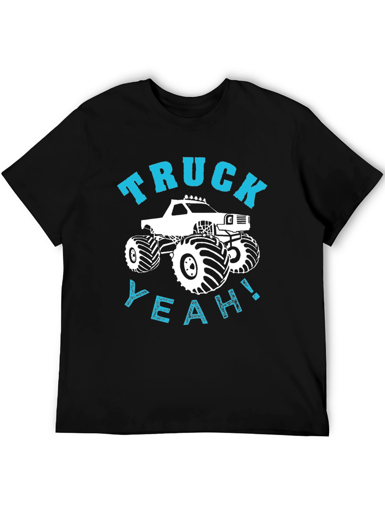 Truck Yeah! Graphic Tee - Black Cotton T-Shirt