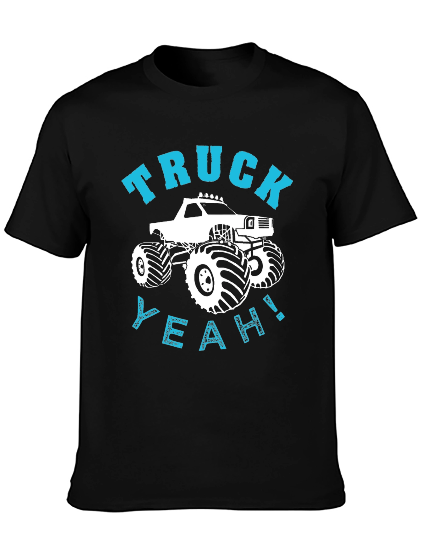 Truck Yeah! Graphic Tee - Black Cotton T-Shirt