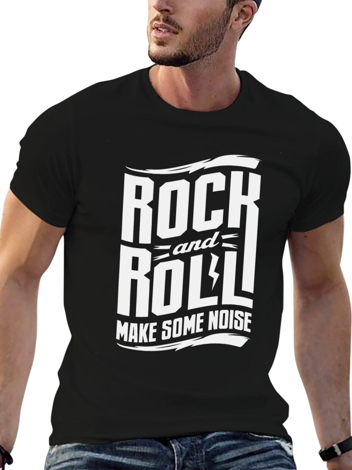 Rock and Roll T-Shirt - Black