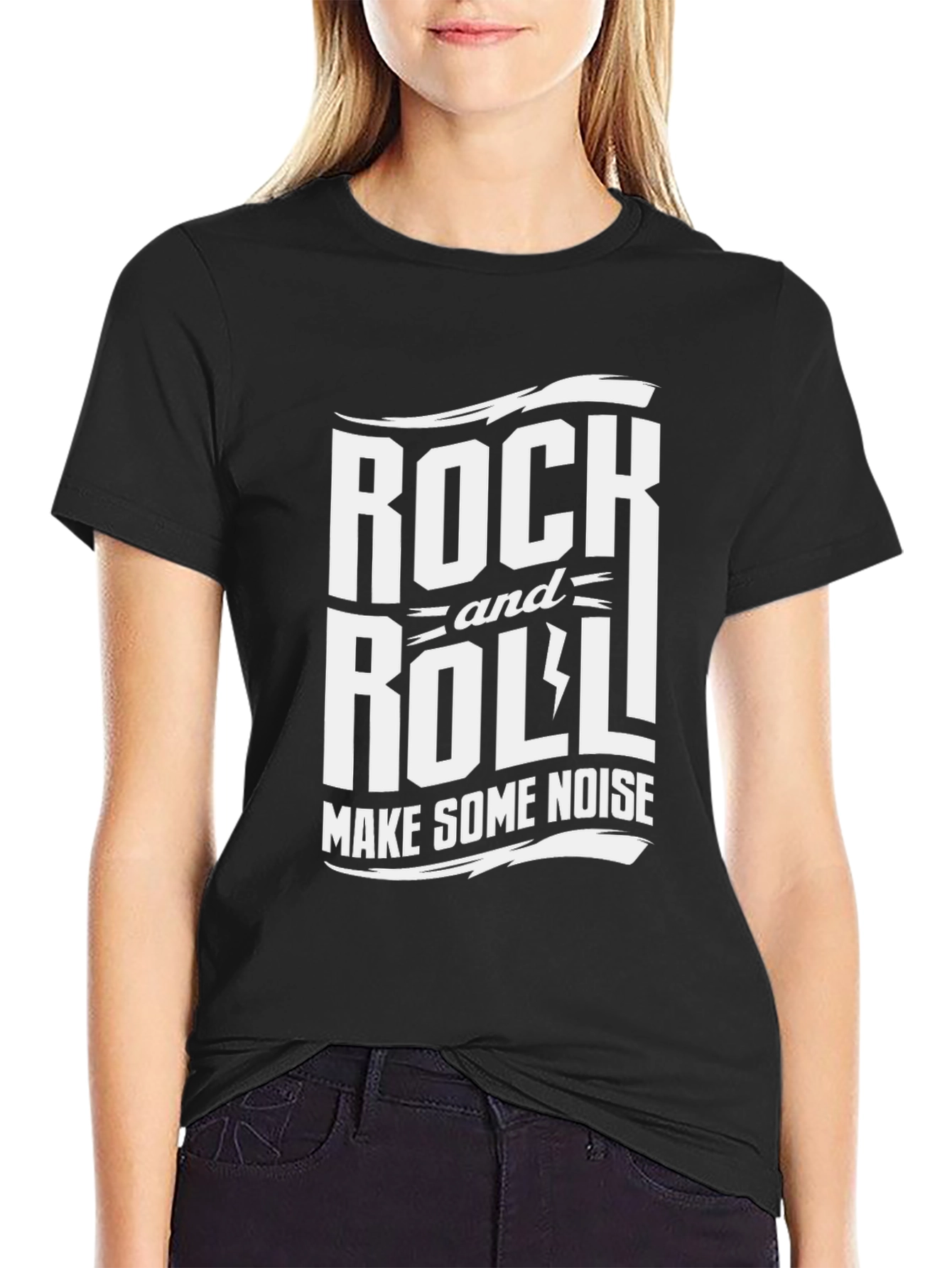 Rock and Roll T-Shirt - Black