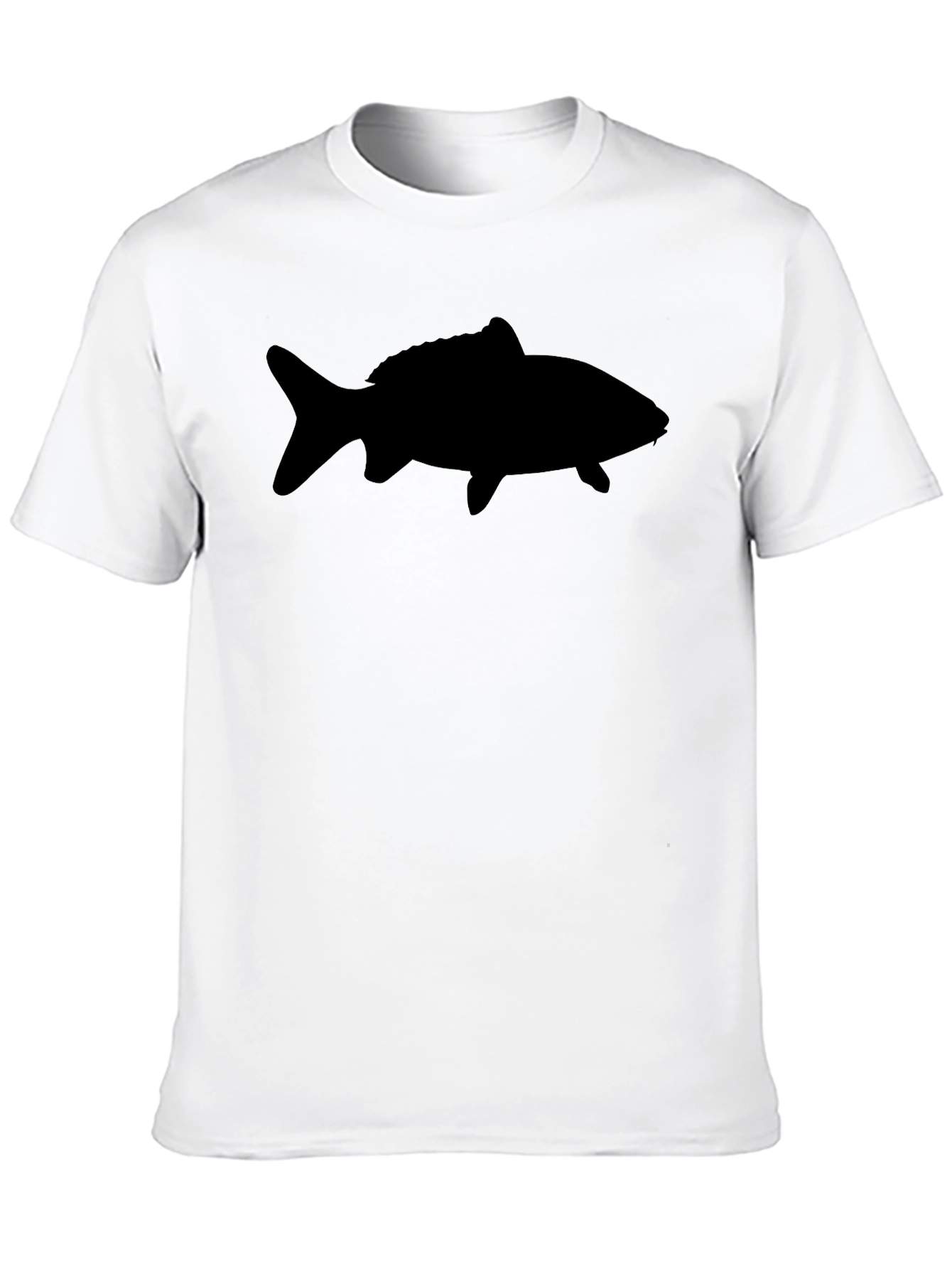 Black Fish Graphic Tee - Simple Style