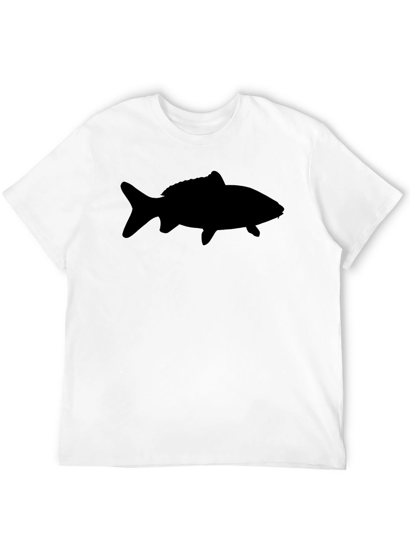 Black Fish Graphic Tee - Simple Style