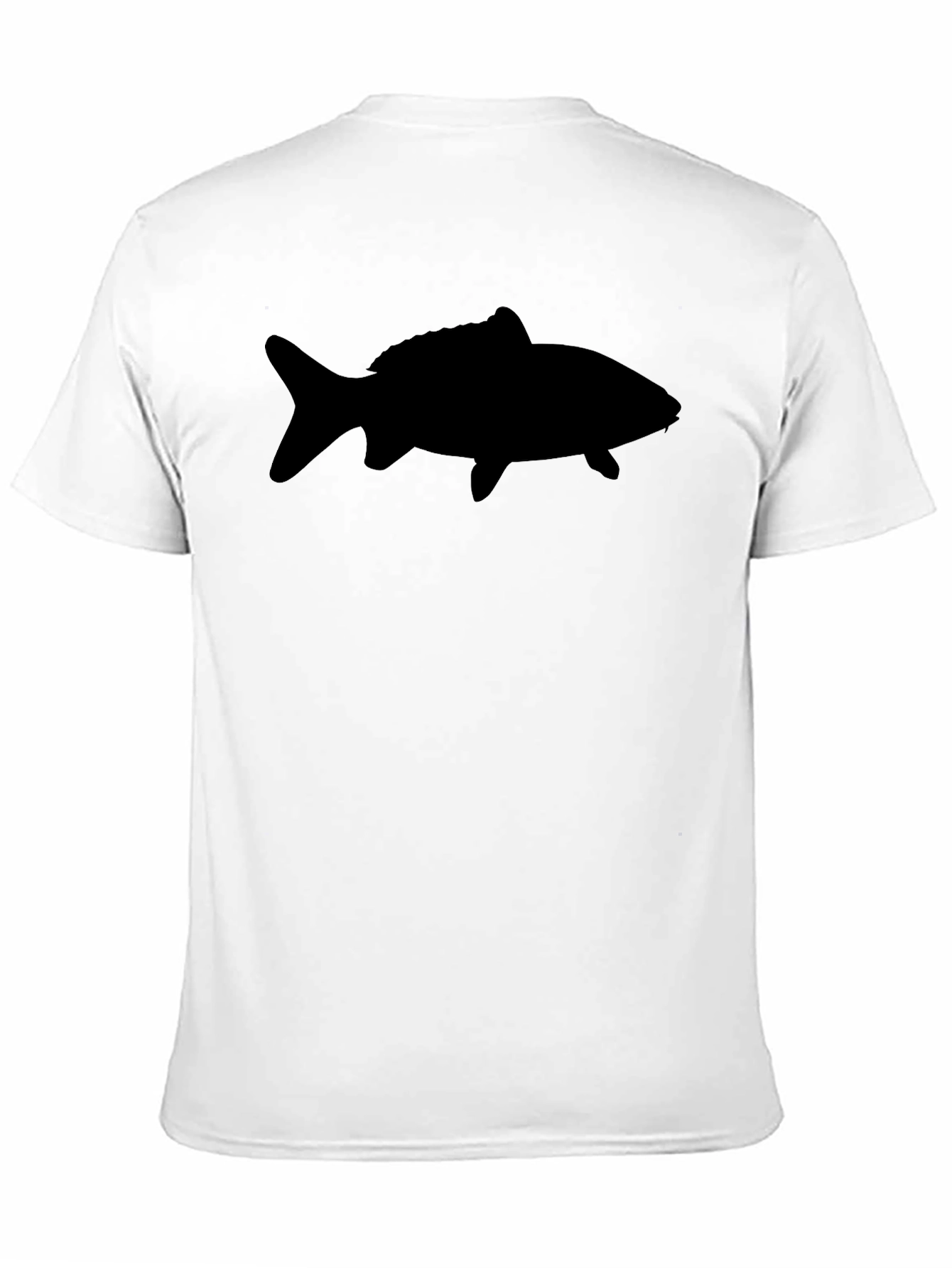 Black Fish Graphic Tee - Simple Style