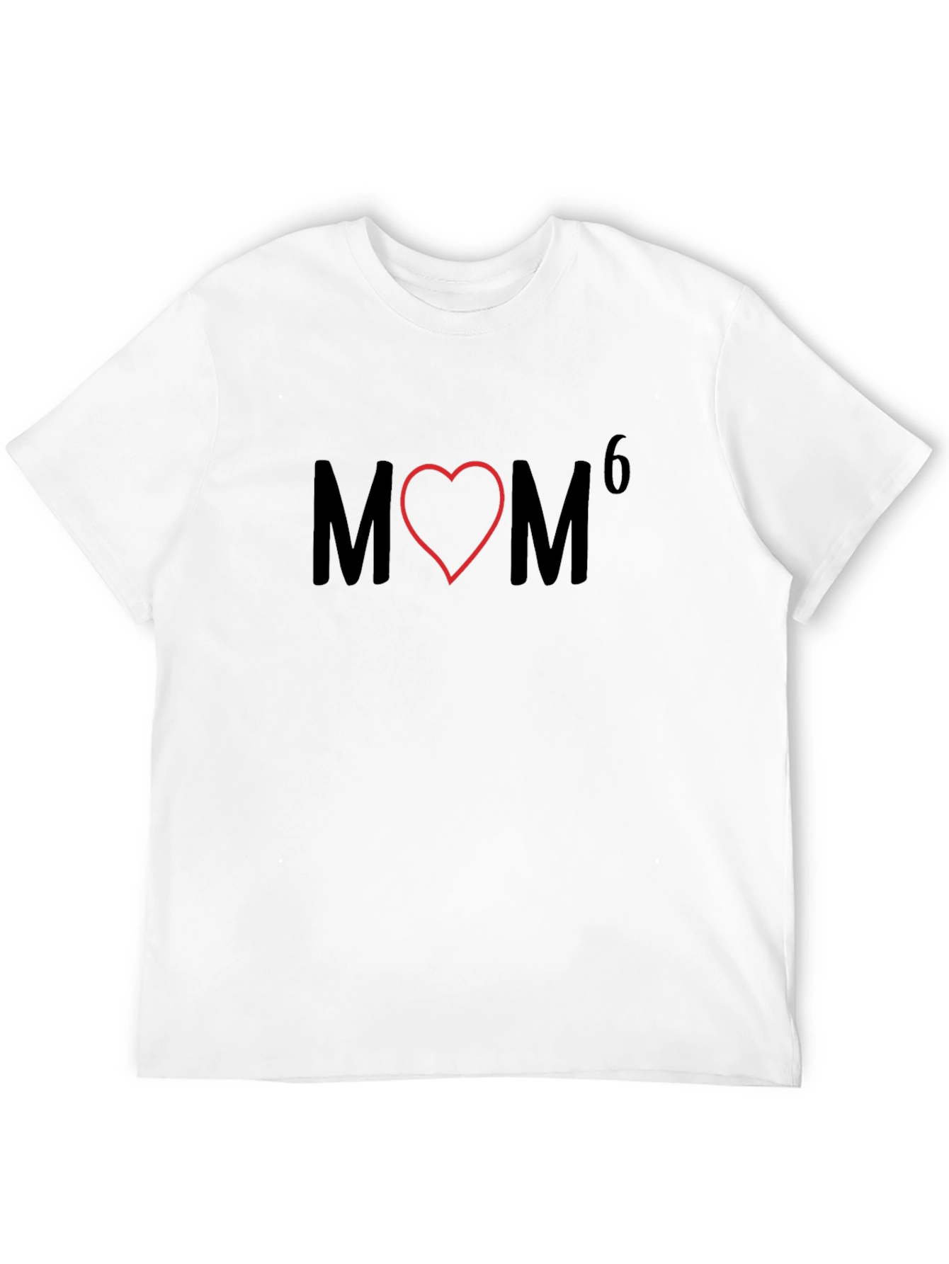 Funny MOM Heart Graphic Tee - Love Your Mom!