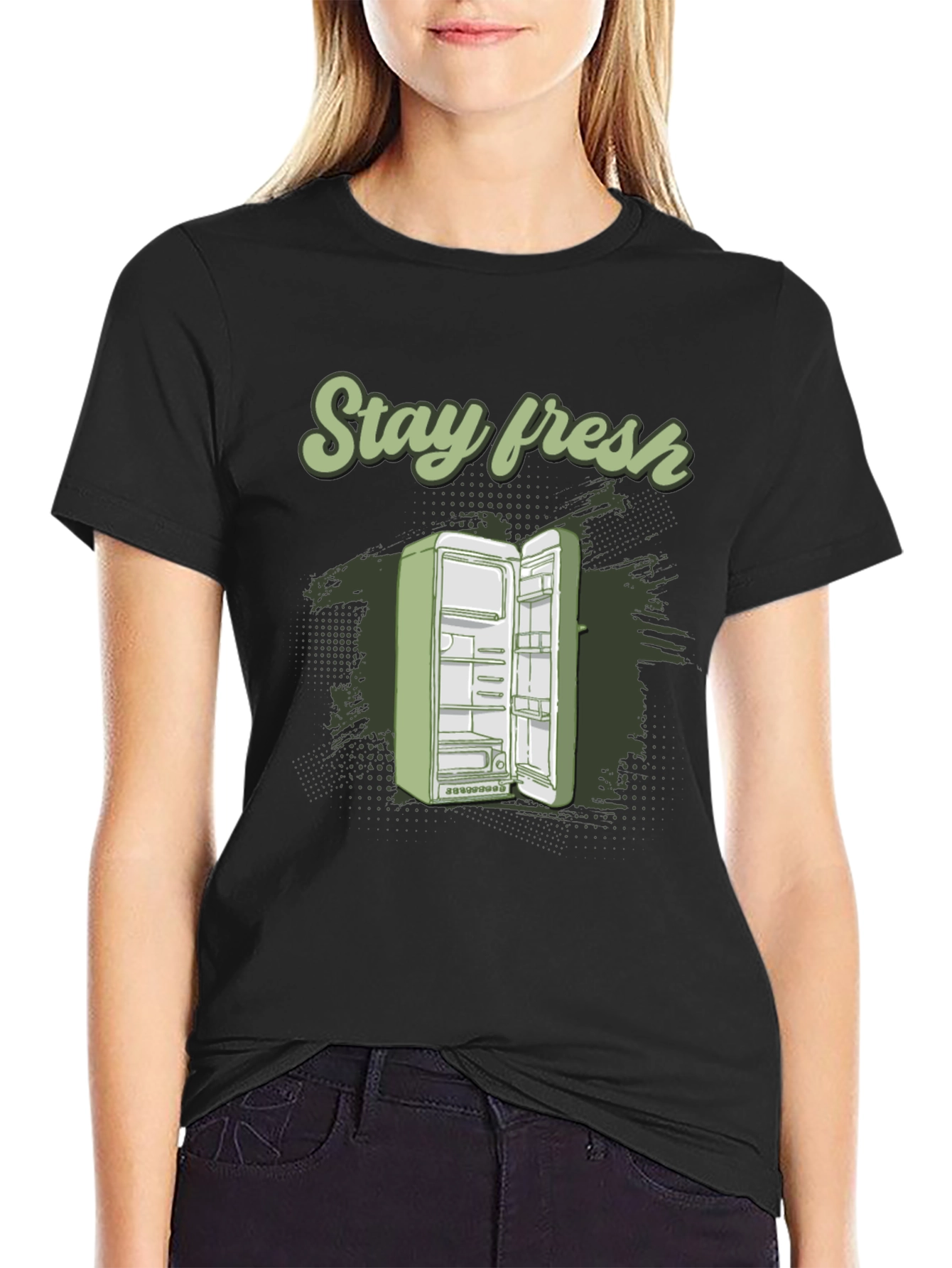 Stay Fresh Refrigerator Graphic T-Shirt