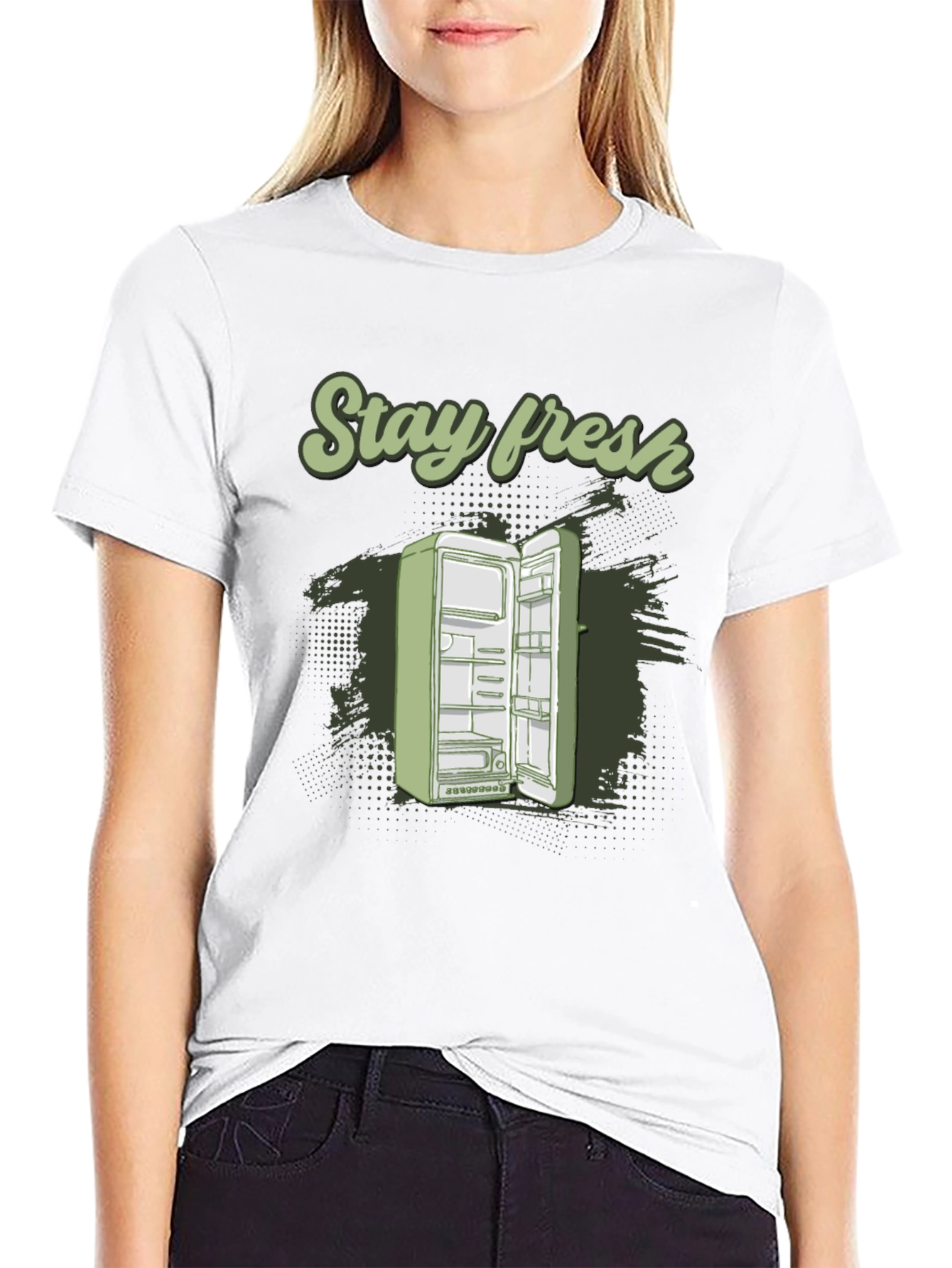 Stay Fresh Refrigerator Graphic T-Shirt
