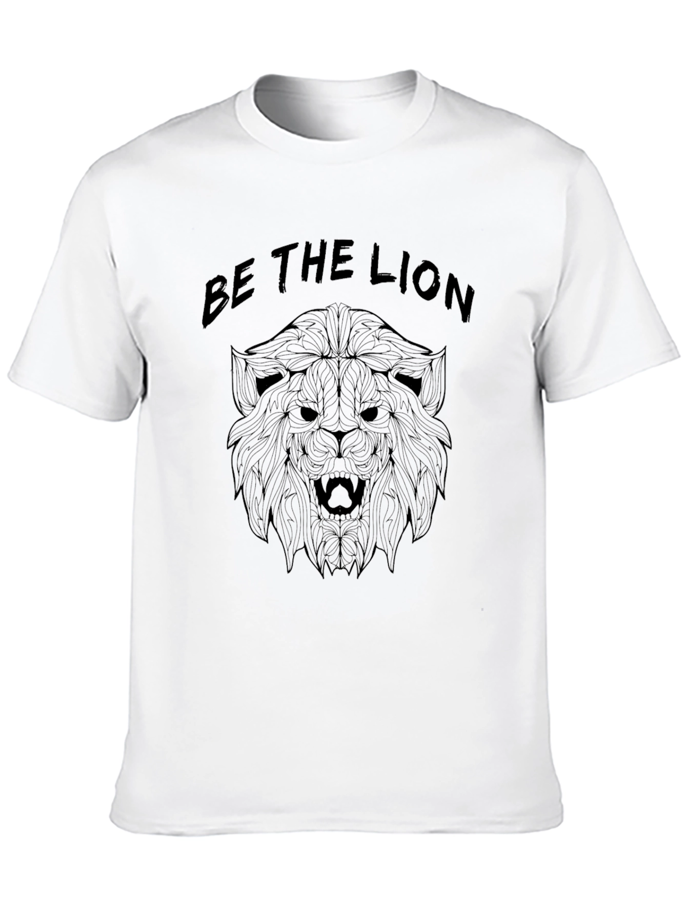 Be The Lion Graphic T-Shirt - Black