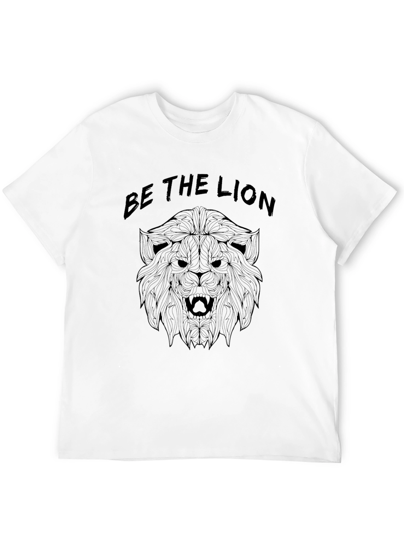 Be The Lion Graphic T-Shirt - Black