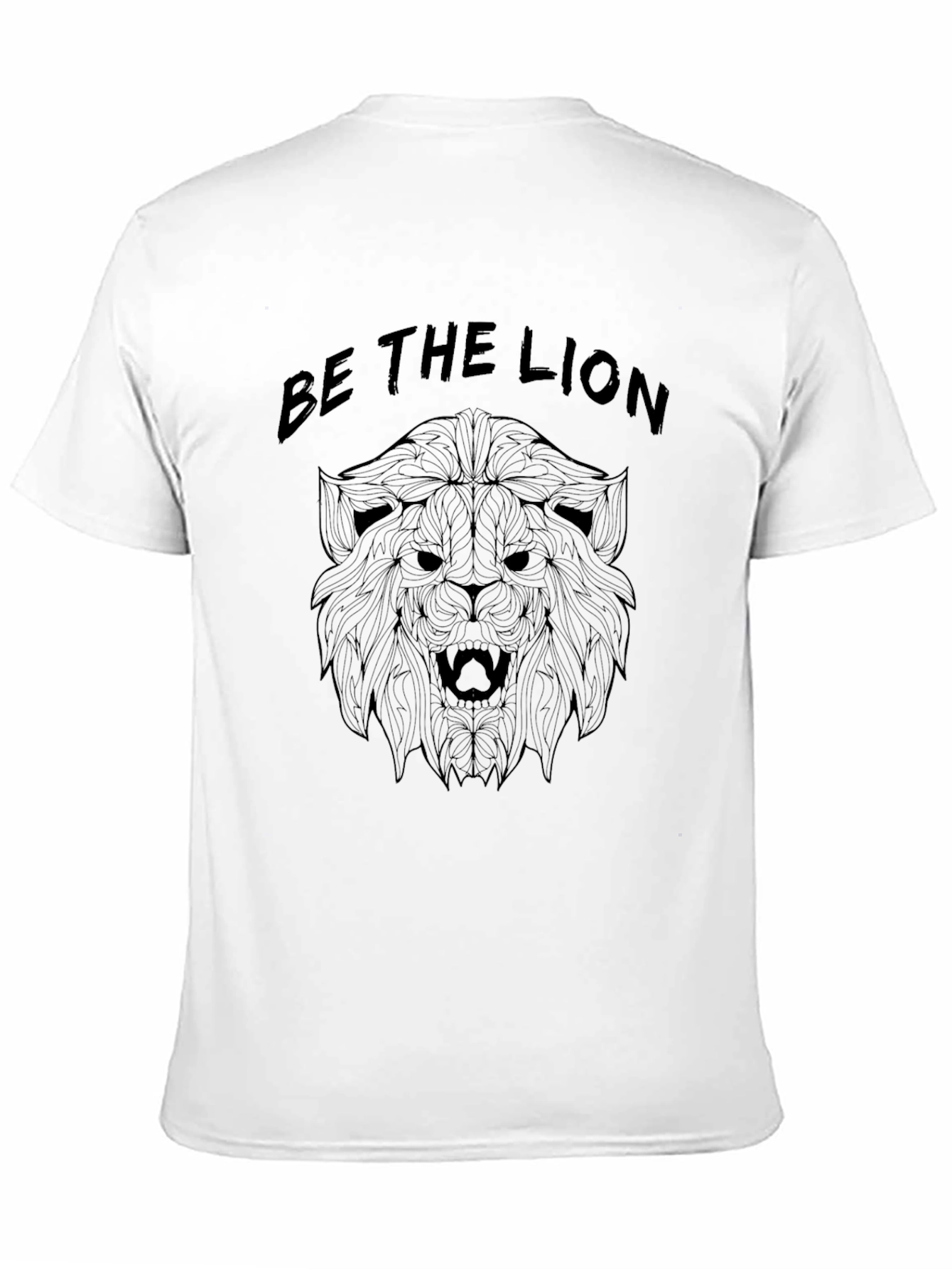 Be The Lion Graphic T-Shirt - Black