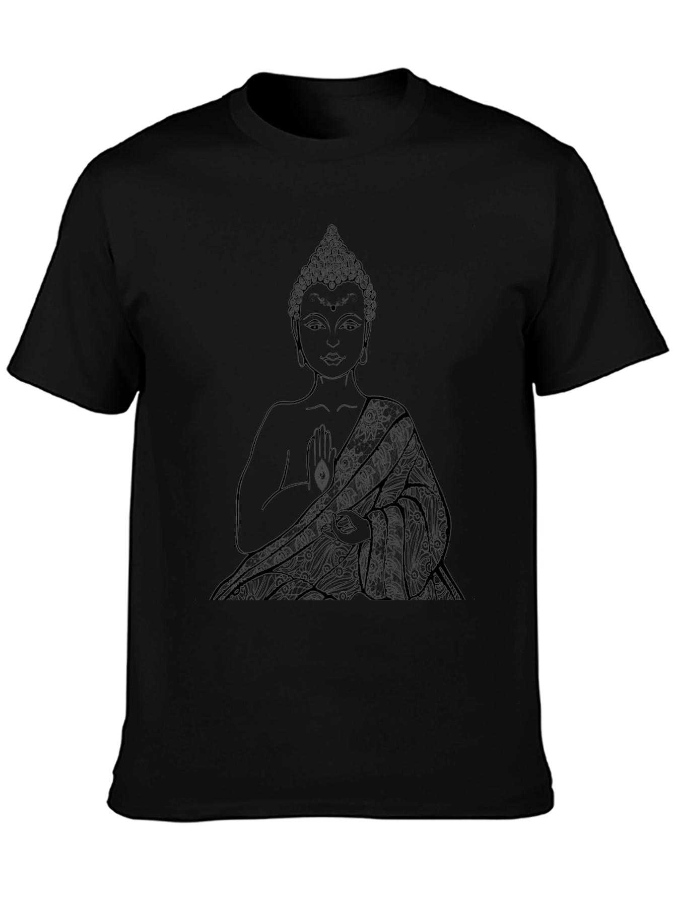 Buddha Graphic Tee - Black