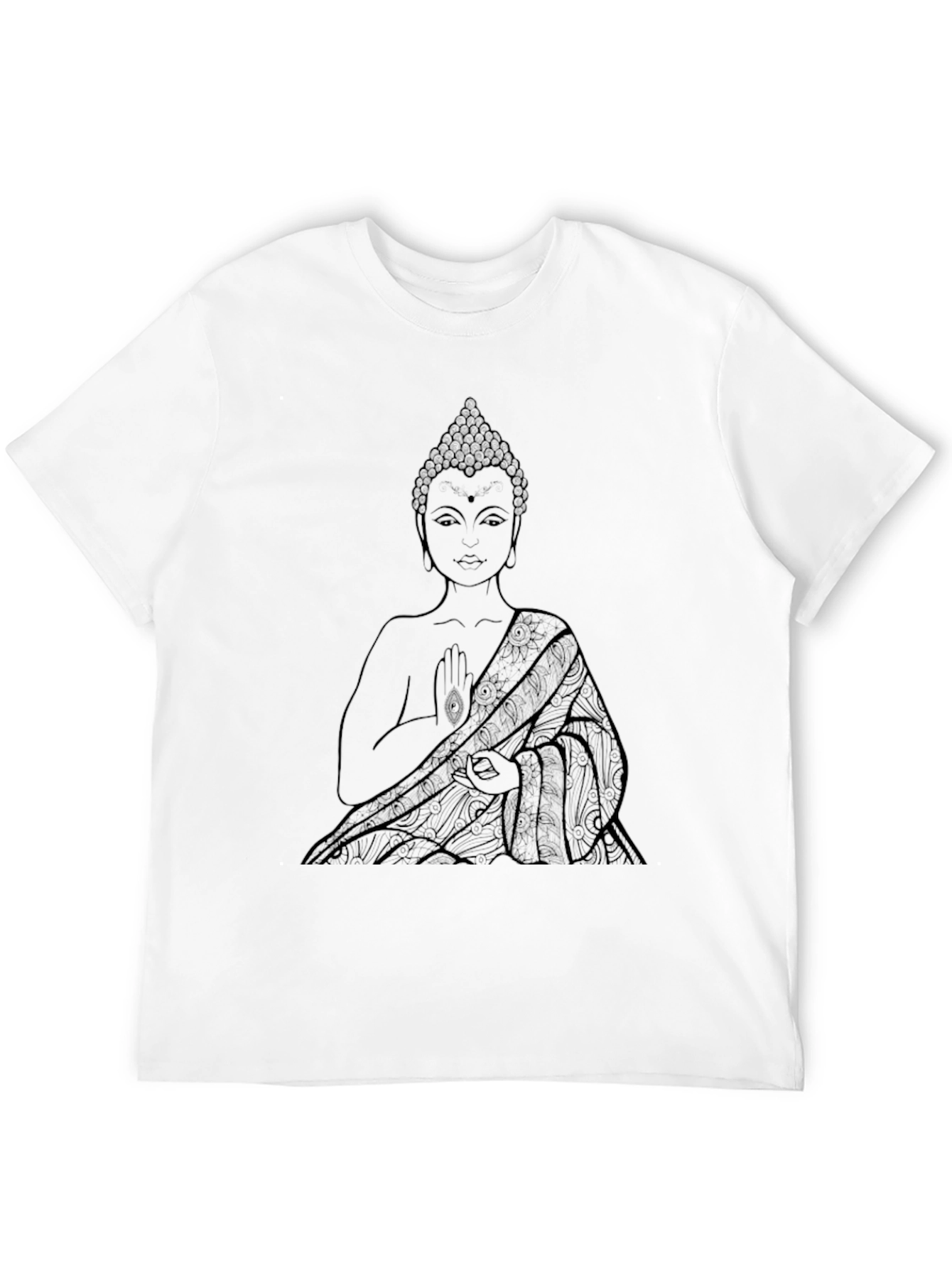 Buddha Graphic Tee - Black