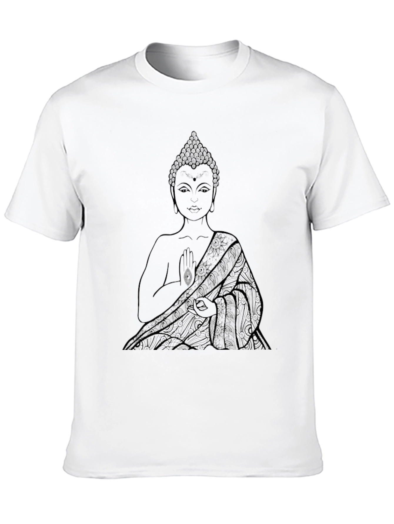 Buddha Graphic Tee - Black