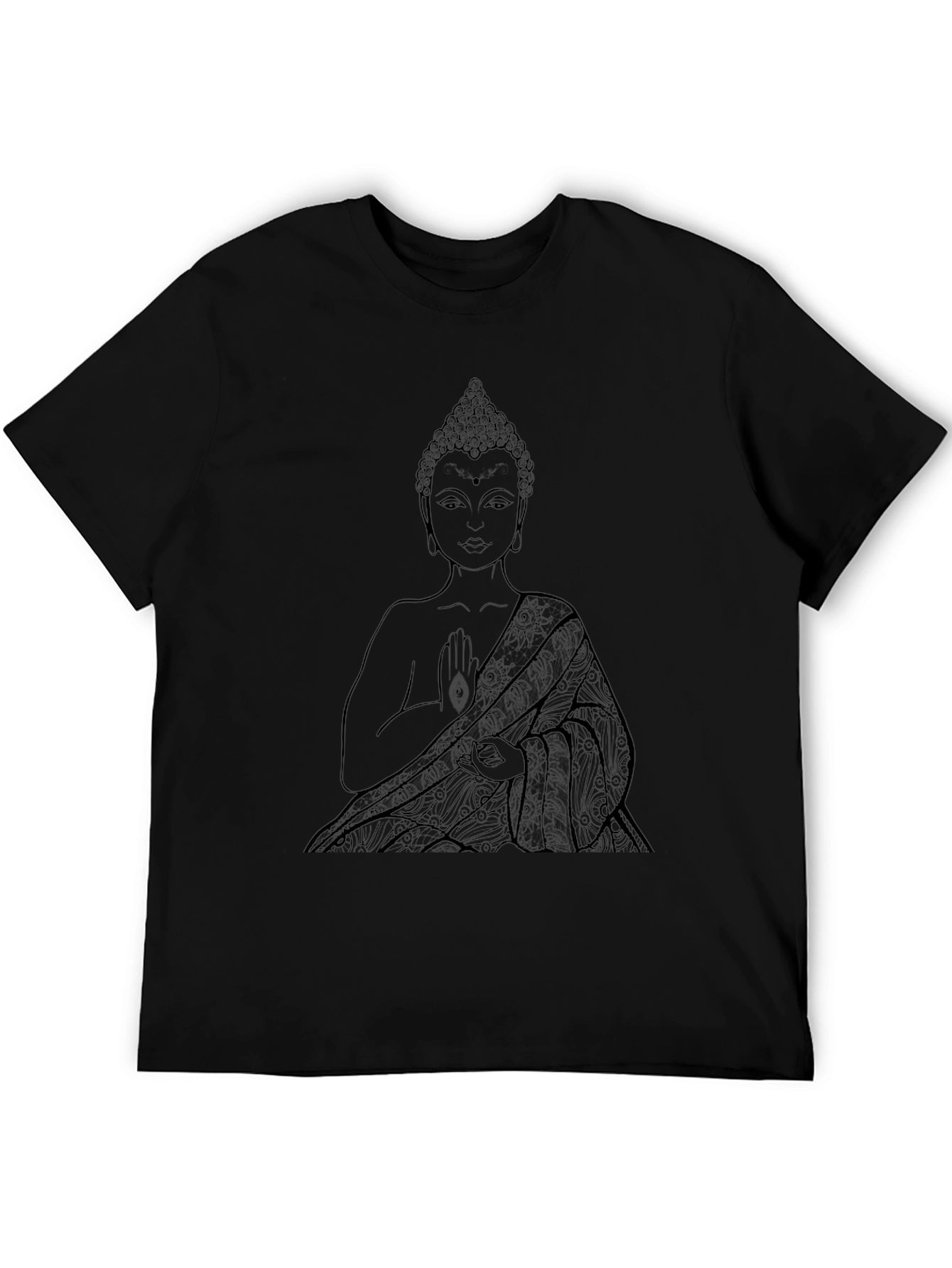 Buddha Graphic Tee - Black