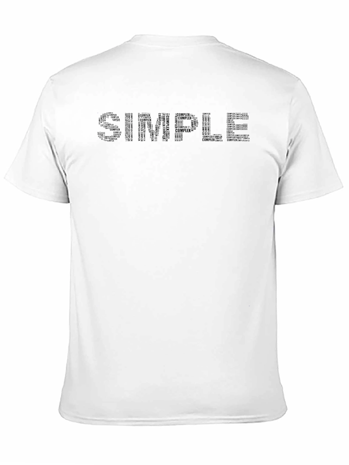 Simple Word Art Graphic T-Shirt