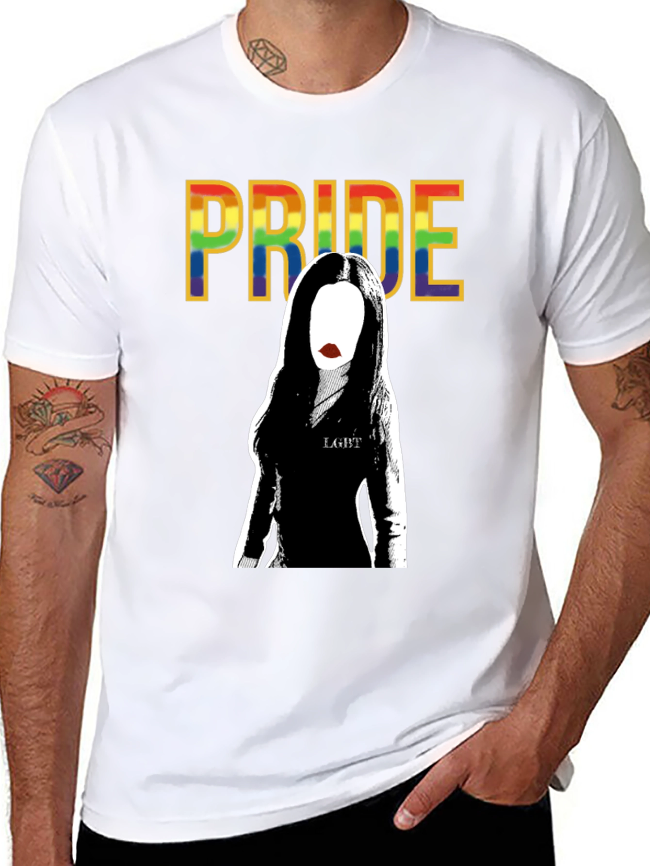 Pride LGBT Wednesday Addams T-Shirt