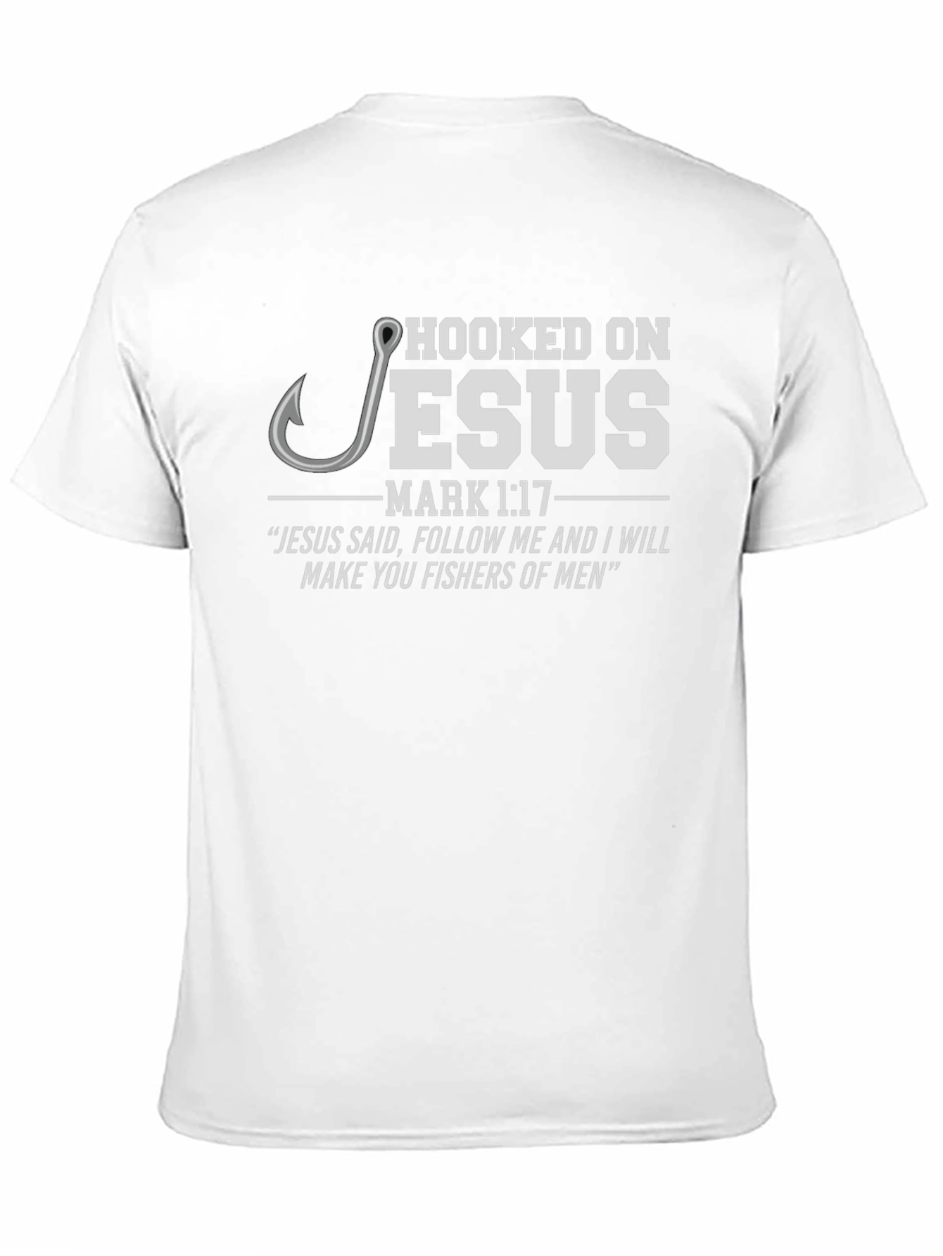 Hooked on Jesus T-Shirt - Christian Apparel