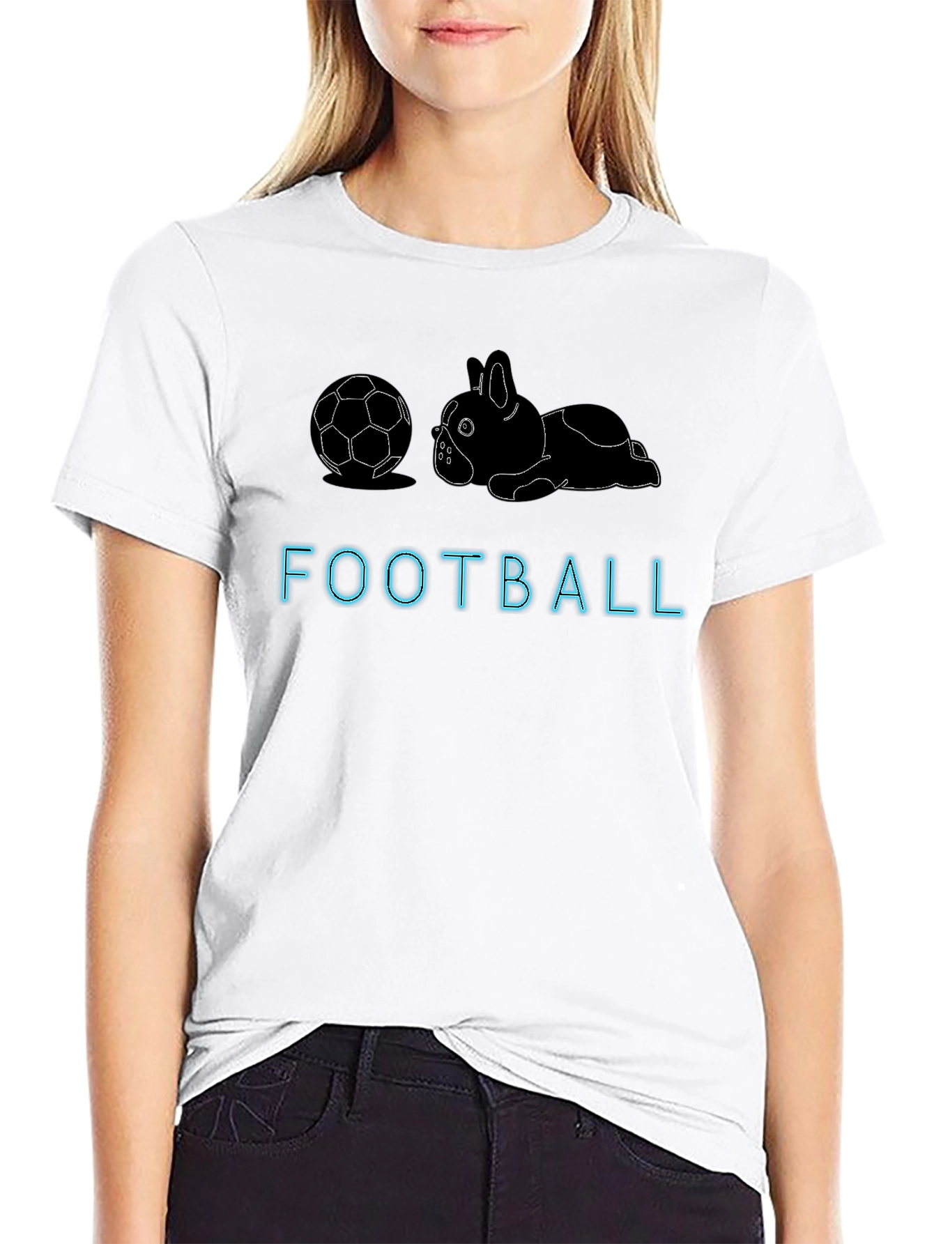 Dog with Soccer Ball T-Shirt