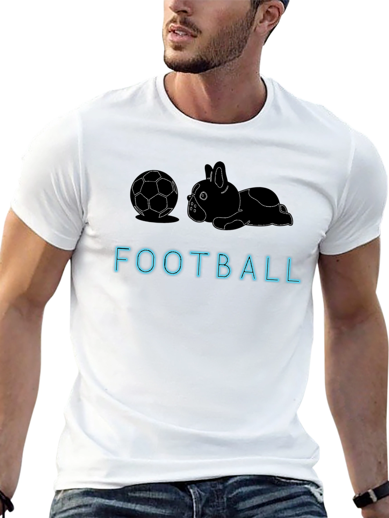 Dog with Soccer Ball T-Shirt