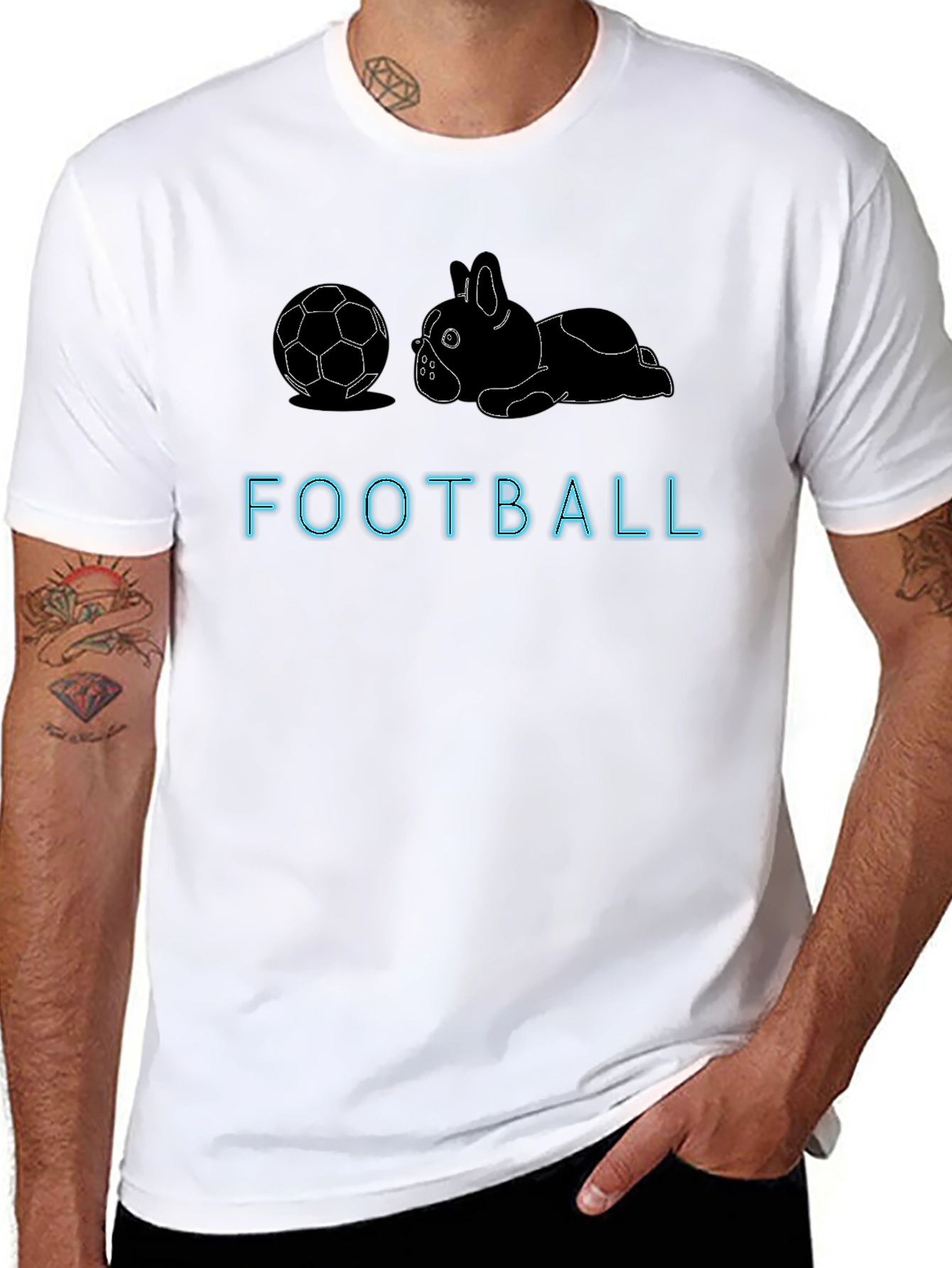 Dog with Soccer Ball T-Shirt