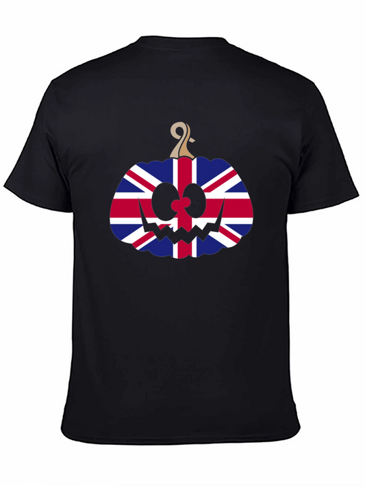 Union Jack Pumpkin Halloween T-Shirt