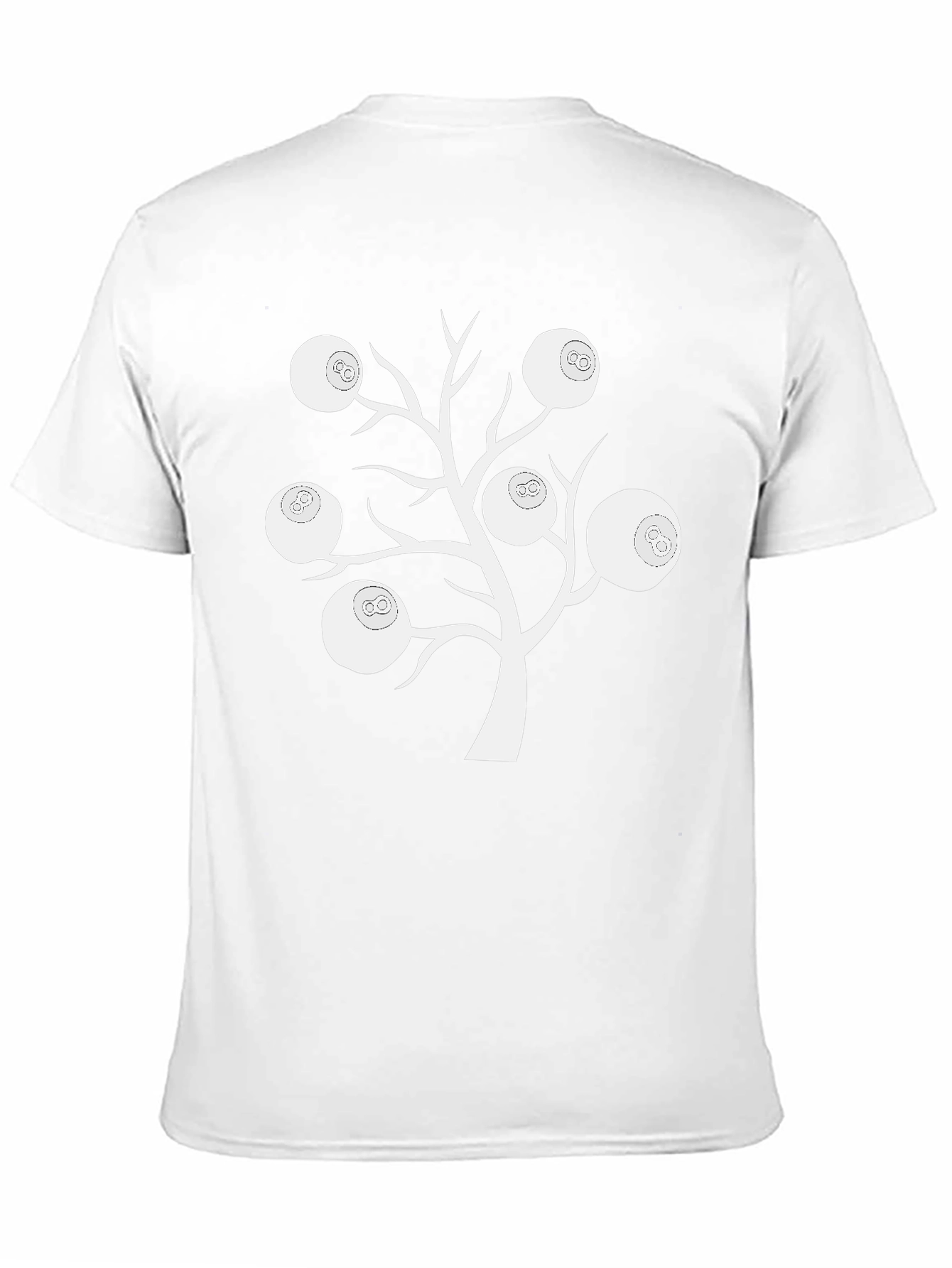 Unique Billiard Ball Tree Graphic T-Shirt
