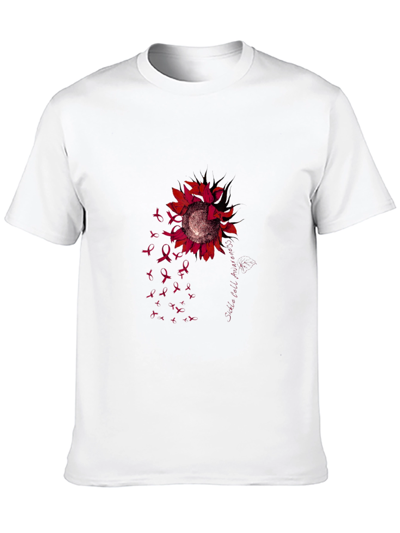 Sunflower Breast Cancer Awareness T-Shirt