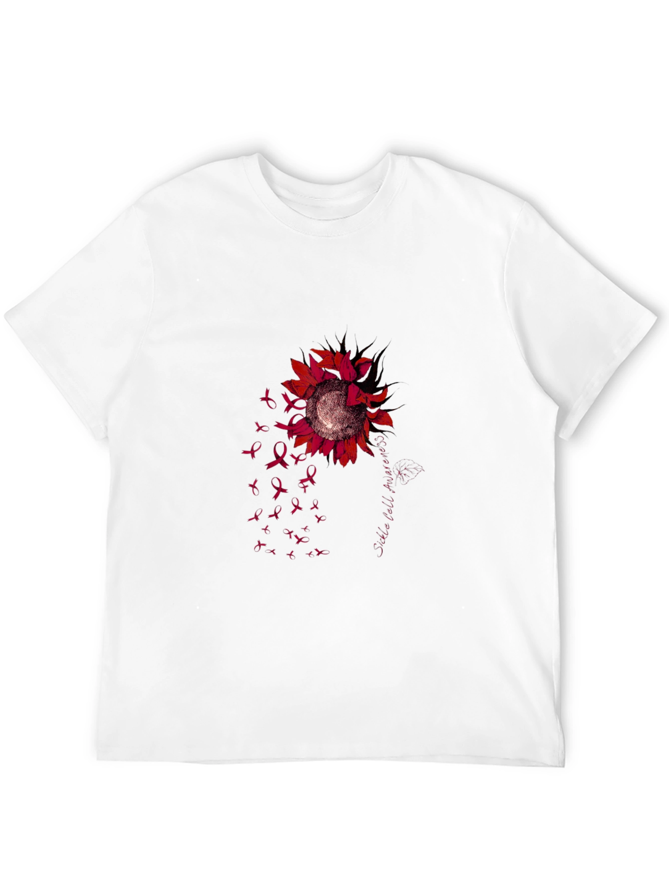 Sunflower Breast Cancer Awareness T-Shirt