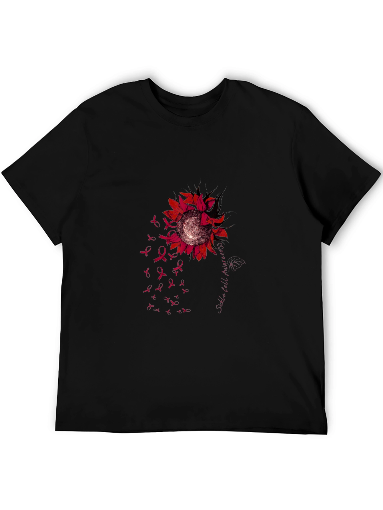 Sunflower Breast Cancer Awareness T-Shirt