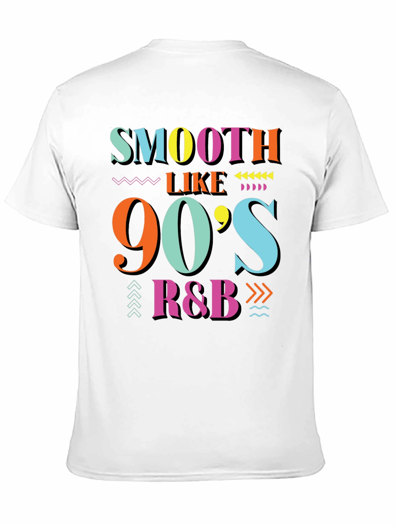 Smooth Like 90s R&B Black Graphic T-Shirt