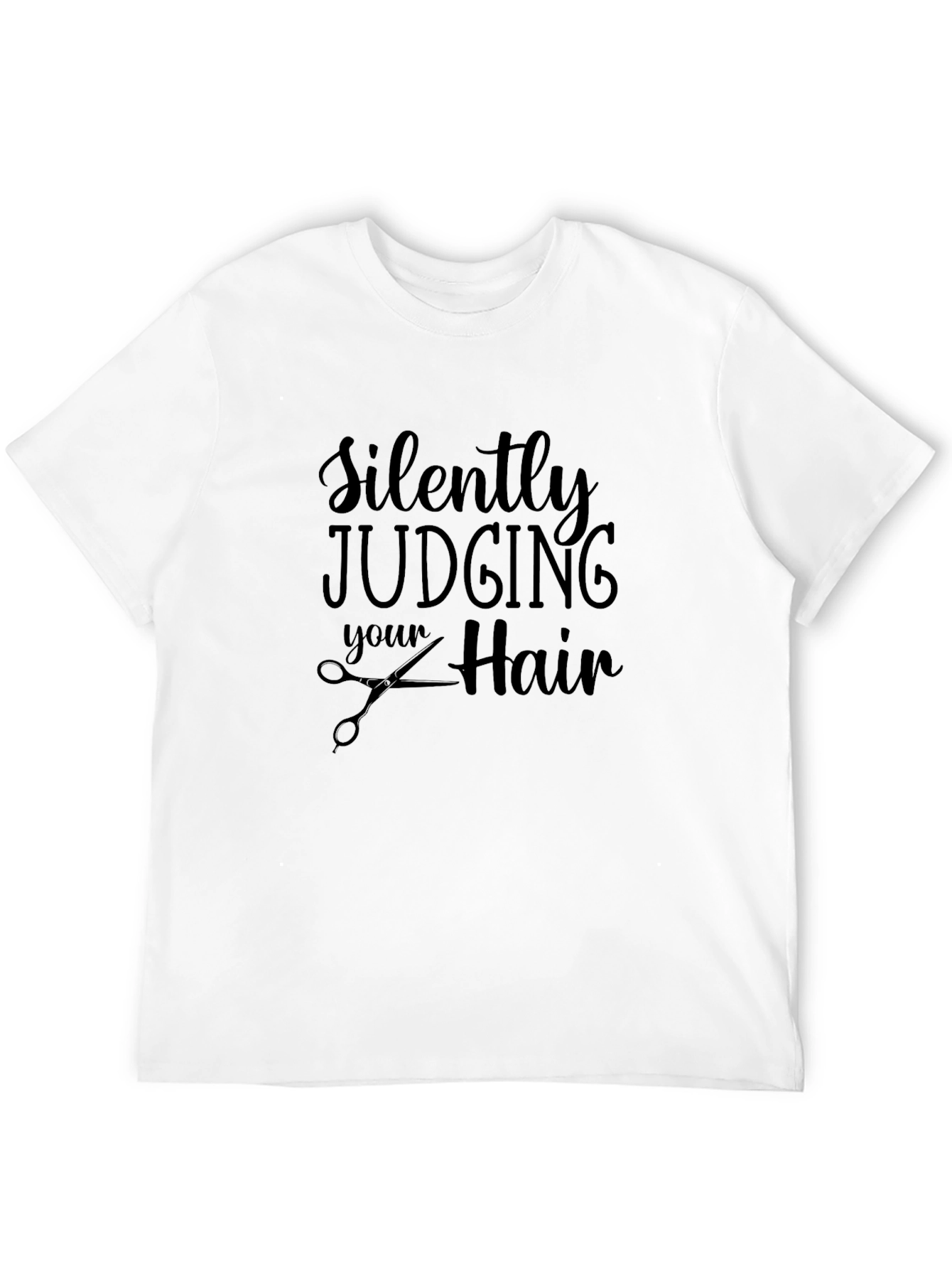 Silently Judging Your Hair Barber T-Shirt