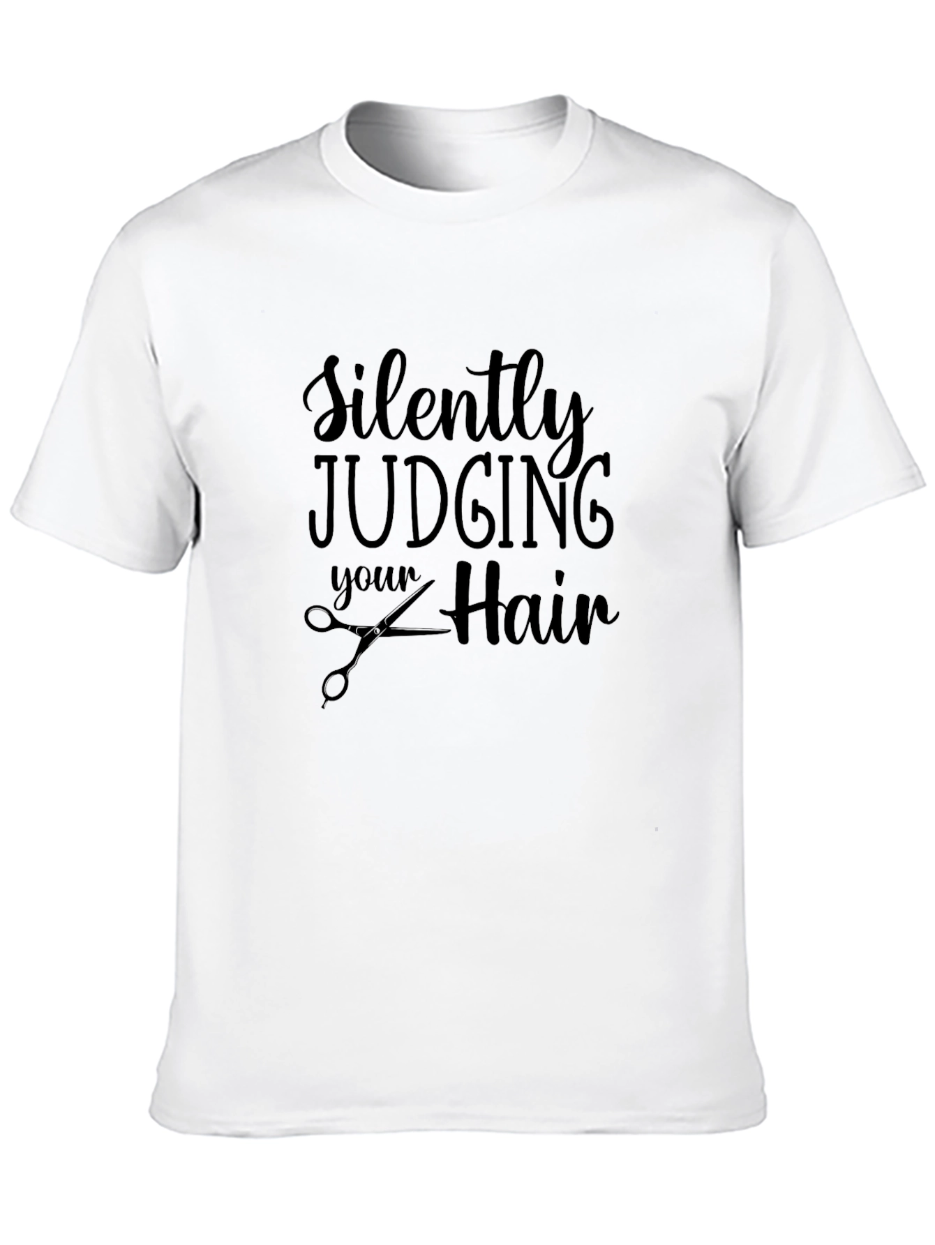 Silently Judging Your Hair Barber T-Shirt
