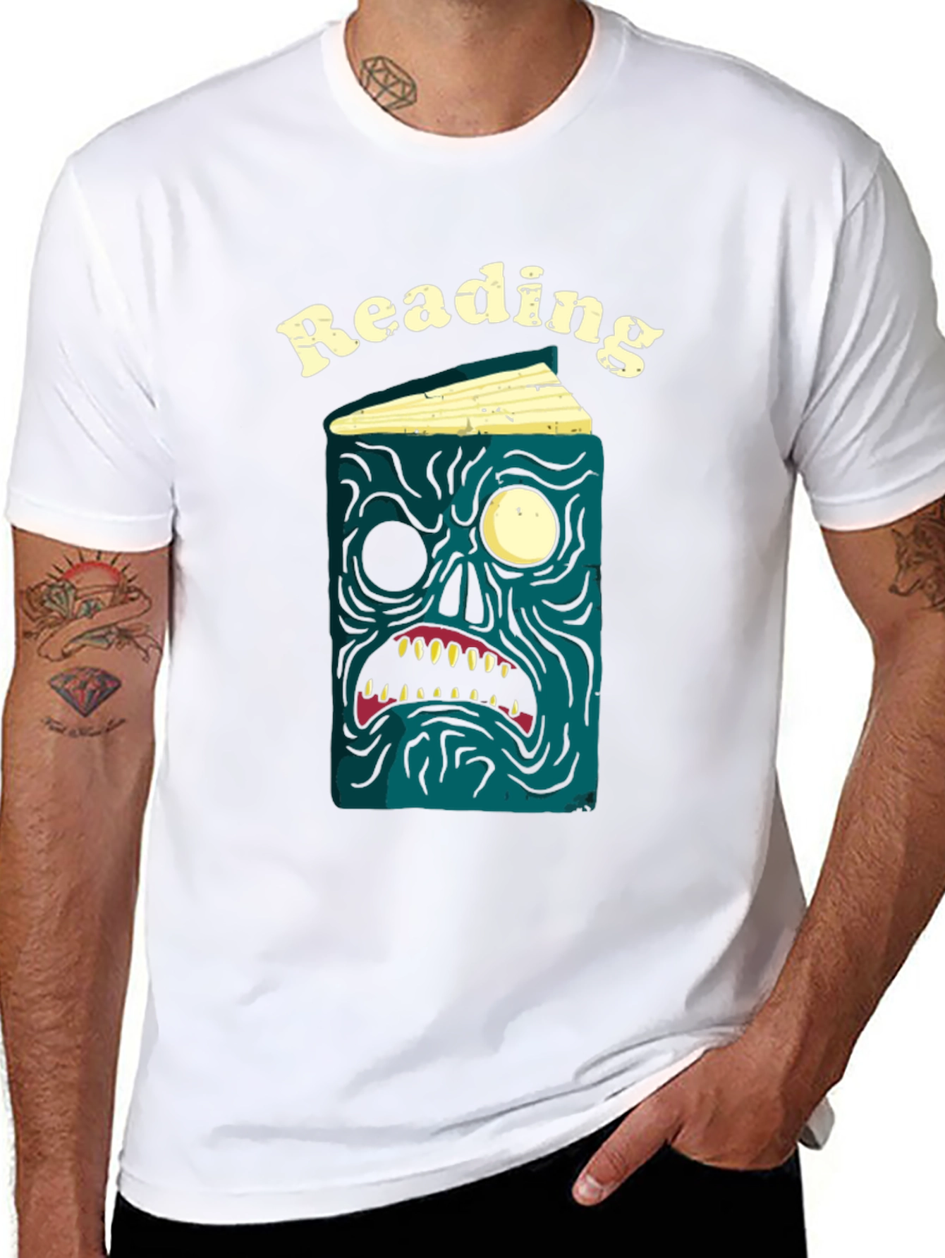 Reading Zombie Book T-Shirt