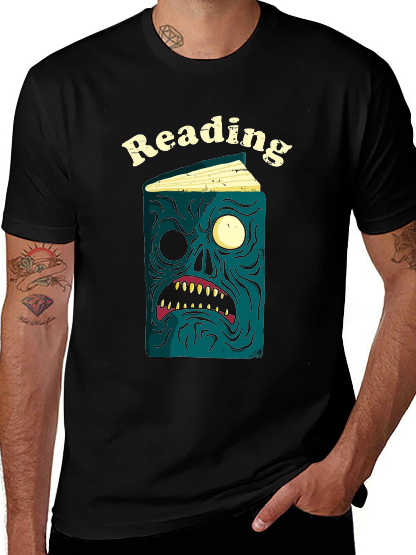 Reading Zombie Book T-Shirt