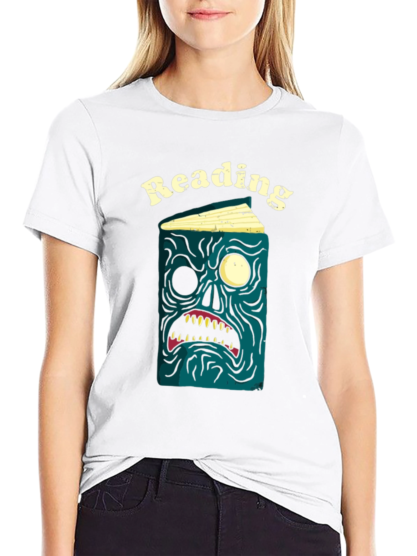 Reading Zombie Book T-Shirt